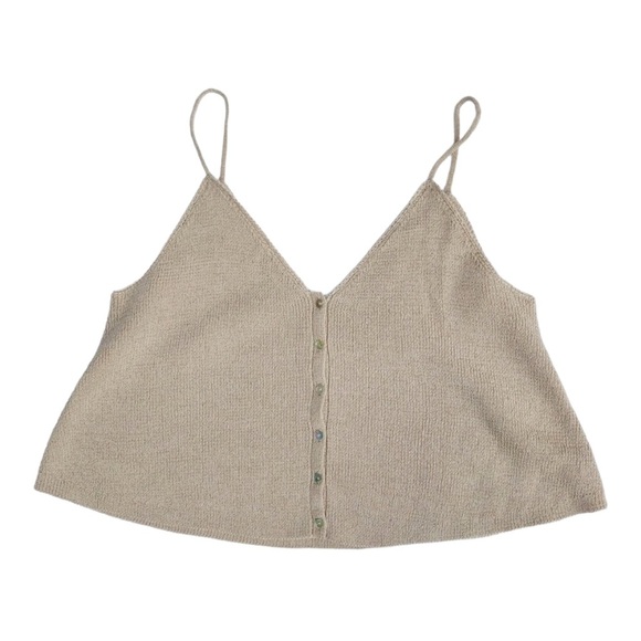 INTERMIX Felicity Button Front Cami Top P - Picture 1 of 7